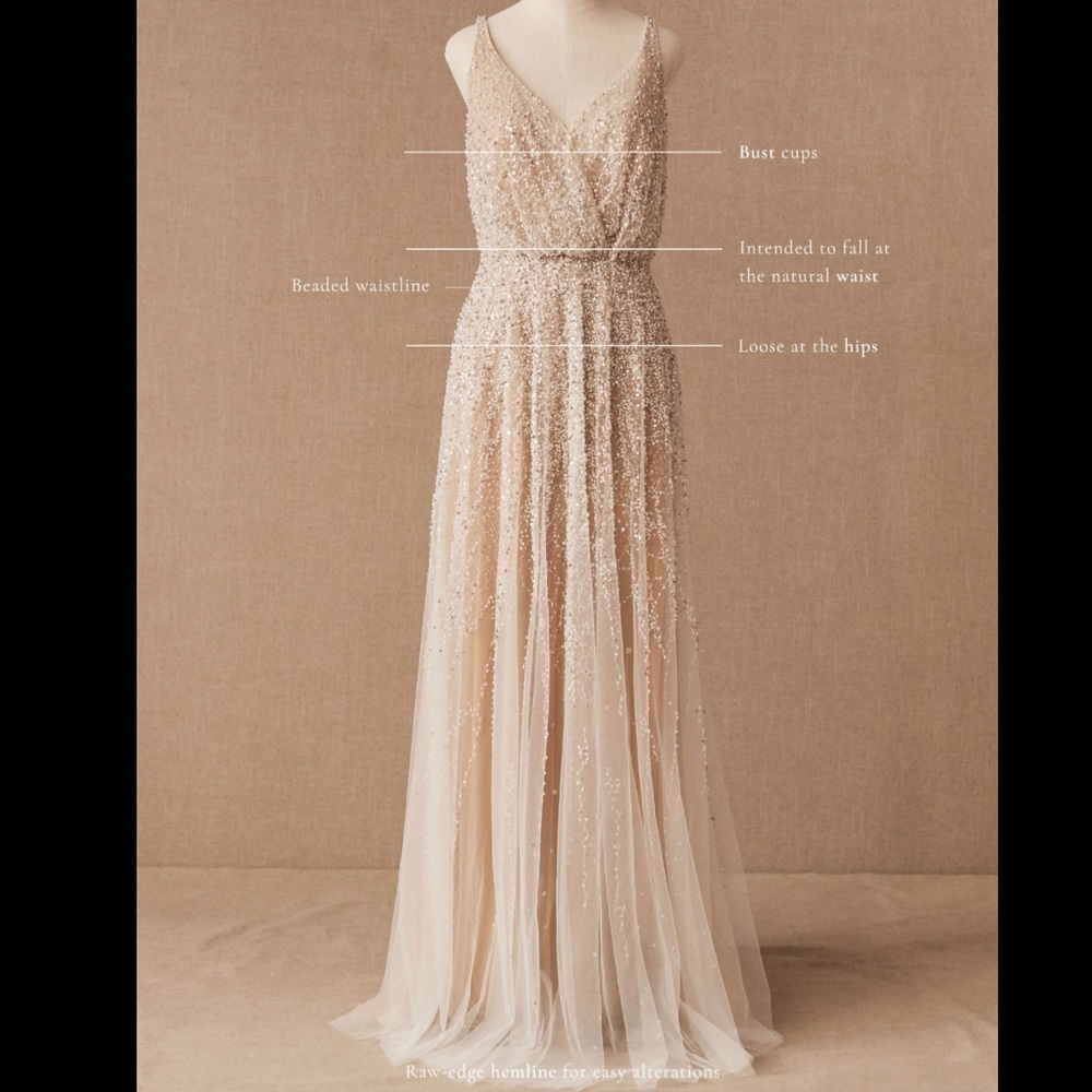 Celestial Gown Willowby by Watters Size 6 NWOT BHLDN